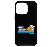 Vacaciones tropicales al estilo vintage de los 80 en Gulf Shores, EE. UU. Carcasa para iPhone 13 Pro