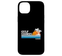 Vacaciones tropicales al estilo vintage de los 80 en Gulf Shores, EE. UU. Carcasa para iPhone 14 Plus