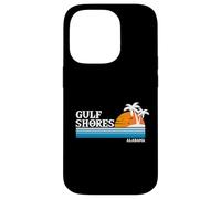Vacaciones tropicales al estilo vintage de los 80 en Gulf Shores, EE. UU. Carcasa para iPhone 14 Pro