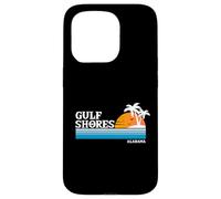 Vacaciones tropicales al estilo vintage de los 80 en Gulf Shores, EE. UU. Carcasa para iPhone 15 Pro