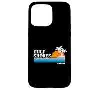 Vacaciones tropicales al estilo vintage de los 80 en Gulf Shores, EE. UU. Carcasa para iPhone 15 Pro Max