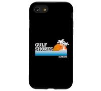 Vacaciones tropicales al estilo vintage de los 80 en Gulf Shores, EE. UU. Carcasa para iPhone SE (2020) / 7 / 8