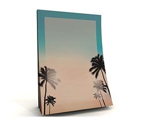 Vacaciones Viajes Verano Playa palmeras Arena Diseño Bloc de papel Samana, 50 hojas, DIN A5, 90 g/m²
