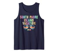 Vacaciones Vintage en la Isla del Padre Sur 2026 Vacay Swim Travel Camiseta sin Mangas