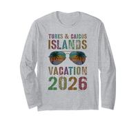 Vacaciones Vintage Turks & Caicos 2026 Viaje Verano Manga Larga