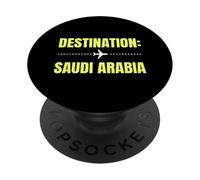 Vacaciones World Travel Holiday Arabia Saudita PopSockets PopGrip Adhesivo