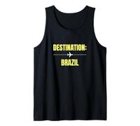 Vacaciones World Travel Vacaciones Brasil Camiseta sin Mangas