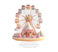 Vacanza In Acrilico 2D Ruota Panoramica | Ricordo Decorativo Da Tavolo Con