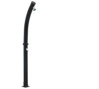 VACARX Ducha solar negra, 214 cm, 20 l, color del artículo: negro