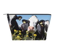 Vacas Blancas Negras, Bolsa de artículos de tocador Bolsa de Maquillaje Bolsa de cosméticos Bolsa de artículos de tocador de Viaje portátil