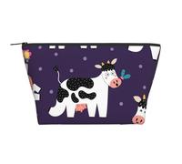 Vacas Divertidas Granja Divertida, Bolsa de artículos de tocador Bolsa de Maquillaje Bolsa de cosméticos Bolsa de artículos de tocador de Viaje portátil