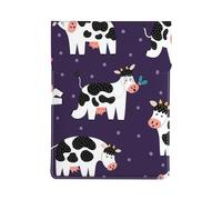 Vacas Divertidas Granja Divertida,Funda de Cuero PU para portátil, Funda para portátil, Funda para portátil, maletín para Tableta