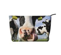 Vacas holandesas,Neceser de Pana, Neceser de Maquillaje portátil, Neceser de Viaje