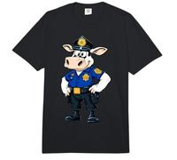 Vacas policía/policía Vaca Comfort Colors Adult Heavyweight T-Shirt