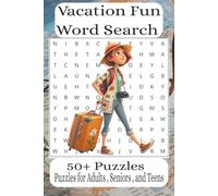 Vacation Fun Word Search Puzzle Book: Word Searches with easy to Read Print about Vacation fun, Travel, Souvenir Treasures and More | 6x9 inches, 120 ... Gift for Vacations, Holidays, and Free time