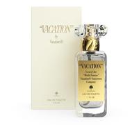 VACATION Sunscreen Eau de Toilette, perfume de coco de playa, aroma unisex de protector solar y verano, tamaño de viaje, 1 onza líquida