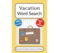 Vacation Word Search Puzzle Book: Word Searches with Easy to Read Print about Vacation, Summer Holidays, Travel and More | 6x9 inches, 110 pages | 50+ Puzzles ... Gift for all ages