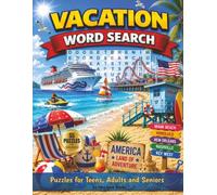 Vacation Word Search: Vacation Word Search Puzzle with Easy-to-Read Print | 8.5x11inches, 110 pages | 55 Puzzles with Solutions ... Gifts for Teens, Adults and Seniors