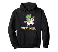 Vacay Mode Dinosaur Unicornio Fun Vibes Sudadera con Capucha
