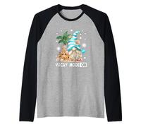 Vacay Mode For Beach Lover and Girls Trip Funny Summer GNOME Camiseta Manga Raglan