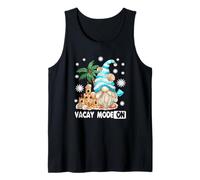 Vacay Mode For Beach Lover and Girls Trip Funny Summer GNOME Camiseta sin Mangas