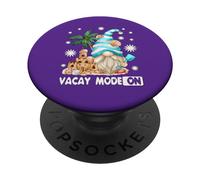 Vacay Mode For Beach Lover and Girls Trip Funny Summer GNOME PopSockets PopGrip Adhesivo