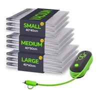 Vacbird Bolsas Vacio Ropa Con Bomba EléCtrica, 9 Bolsas Para Guardar Ropa (3 Grandes, 3 Medianas, 3 PequeñAs), Reutilizables Para Mudanzas ArtíCulos De Viaje Y Almacenamiento diario