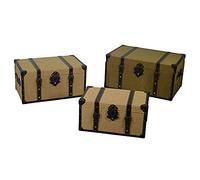 Vacchetti 3813130000 Baúl, ecopiel, Multicolor, Mediano, 3 Unidades