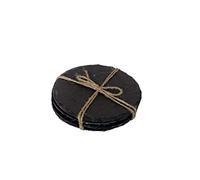 Vacchetti Posavasos Pizarra Juego 4 Piezas Redondo, Multicolor, Pequeño