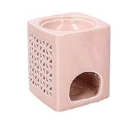 Vacchetti - Quemador de esencias de cerámica Rosa Cuadrado, Mediano