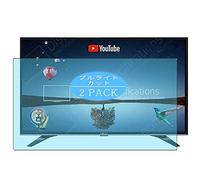 VacFun 2 Piezas Filtro Luz Azul Protector de Pantalla Compatible con Nevir NVR-9000-32RD2S-SM TV 31.5", Screen Protector Película Protectora(Not Cristal Templado)