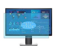 VacFun 2 Piezas Filtro Luz Azul Protector de Pantalla para DELL P2421D 23.8" Display Monitor, Screen Protector Sin Burbujas Película Protectora (Not Cristal Templado) Anti Blue Light Filter