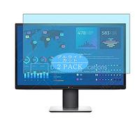 VacFun 2 Piezas Filtro Luz Azul Protector de Pantalla para DELL P2421DC 23.8" Display Monitor, Screen Protector Sin Burbujas Película Protectora (Not Cristal Templado) Anti Blue Light Filter