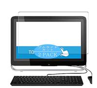 VacFun 2 Piezas Filtro Luz Azul Protector de Pantalla para HP Pavilion TouchSmart 21-h000 All-in-One AIO / h013w / h010 21.5", Screen Protector Película Protectora (Not Cristal Templado)