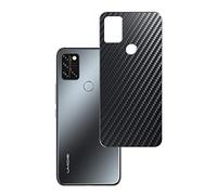 VacFun 2 Piezas Protector de pantalla Posterior, compatible con UMIDIGI A9 Pro, Película de Trasera de Fibra de carbono negra