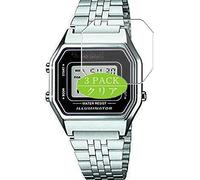 VacFun 3 Piezas HD Claro Protector de Pantalla, Compatible con casio LA680WA Series -1JF LA-680WA-1JF (Not Cristal Templado) Screen Protector Película Protectora