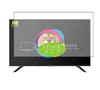 VacFun 3 Piezas HD Claro Protector de Pantalla Compatible con Nevir NVR-9002-32RD2S-SM TV 31.5", Screen Protector Película Protectora(Not Cristal Templado)
