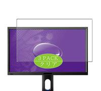 VacFun 3 Piezas HD Claro Protector de Pantalla para BenQ 23.8" BL2420PT Monitor, Screen Protector Sin Burbujas Película Protectora (Not Cristal Templado)
