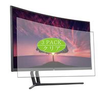 VacFun 3 Piezas HD Claro Protector de Pantalla para Deco Gear 35 Curved 35" Display Monitor, Screen Protector Sin Burbujas Película Protectora (Not Cristal Templado)