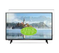 VacFun 3 Piezas HD Claro Protector de Pantalla para LG 28LJ430B-PU / 28LJ400B-PU 27.5" LCD TV, Screen Protector Sin Burbujas Película Protectora (Not Cristal Templado)