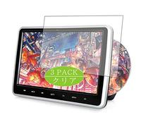 VacFun 3 Piezas HD Claro Protector de Pantalla para Pumpkin 10.1" DVD Player PS1030B, Screen Protector Sin Burbujas Película Protectora (Not Cristal Templado)