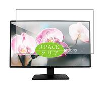 VacFun 3 Piezas HD Claro Protector de Pantalla para V7 VideoSeven L27ADS-2E L27ADS2E 27" Display Monitor, Screen Protector Sin Burbujas Película Protectora (Not Cristal Templado)