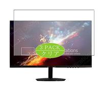 VacFun 3 Piezas HD Claro Protector de Pantalla para Yashi YZ2437 Pioneer S 23.6" Display Monitor, Screen Protector Sin Burbujas Película Protectora (Not Cristal Templado)