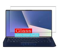 VacFun Filtro Luz Azul Vidrio Templado Protector de Pantalla para ASUS ZenBook 13 UX333FA-A3146R 13.3" Visible Area, 9H Cristal Screen Protector Anti Blue Light Filter Película(Cobertura no Completa)