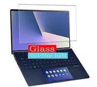 VacFun Filtro Luz Azul Vidrio Templado Protector de Pantalla para ASUS ZenBook Edition 30 UX334FL 13.3" Visible Area, 9H Cristal Screen Protector Anti Blue Light Filter(Cobertura no Completa)