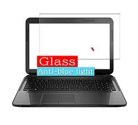 VacFun Filtro Luz Azul Vidrio Templado Protector de Pantalla para Compaq 15-a100 15.6" Visible Area, 9H Cristal Screen Protector Anti Blue Light Filter Película Protectora(Cobertura no Completa)