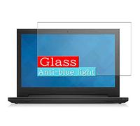 VacFun Filtro Luz Azul Vidrio Templado Protector de Pantalla para DELL Inspiron 15 3000 (3542) 15.6" Visible Area, 9H Cristal Screen Protector Anti Blue Light Filter(Cobertura no Completa)