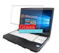 VacFun Filtro Luz Azul Vidrio Templado Protector de Pantalla para Fujitsu A561 / C/D 15.6" Visible Area, 9H Cristal Screen Protector Anti Blue Light Filter Película Protectora(Cobertura no Completa)