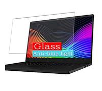 VacFun Filtro Luz Azul Vidrio Templado Protector de Pantalla para Razer Blade 15 RZ09-03018J02-R3J1 15.6" Visible Area, 9H Cristal Screen Protector Anti Blue Light Filter(Cobertura no Completa)