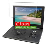 VacFun Vidrio Templado Protector de Pantalla para Sylvania SDVD1332 13.3" Portable DVD Player Visible Area, 9H Cristal Screen Protector Película Protectora(Cobertura no Completa)